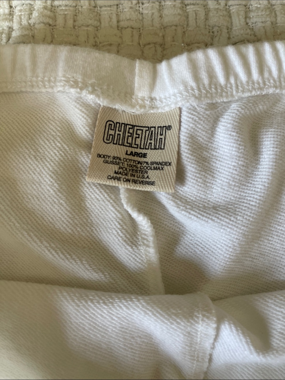 Basic White Bike Shorts - Picture 2 of 4